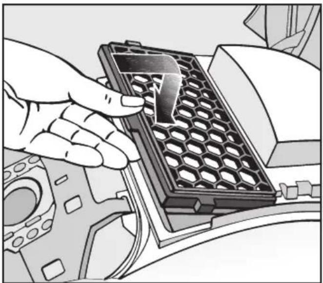 MIELE S 4282 - Re-setting the exhaust filter change indicator - 2