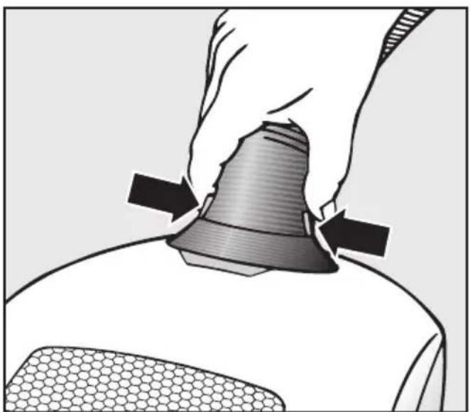 MIELE S 4282 - To remove the suction hose from the cleaner - 1