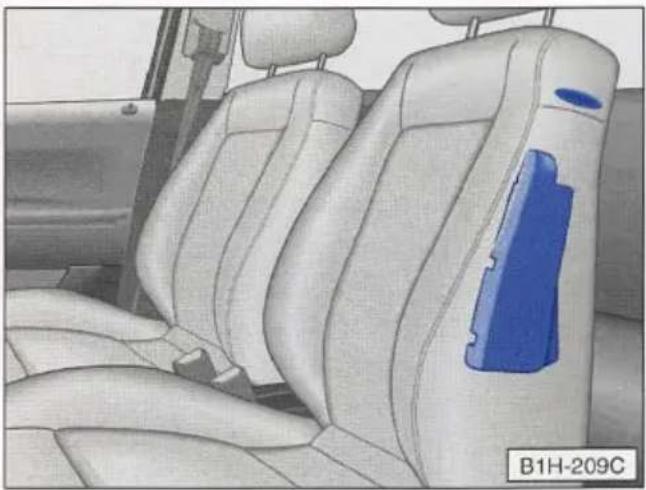 VOLKSWAGEN Golf (2005) - How the front airbag system works - 2