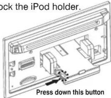 BOSS 865DBI - INSTALLING iPod INTO THE BUILT-IN iPod DOCKING - 6