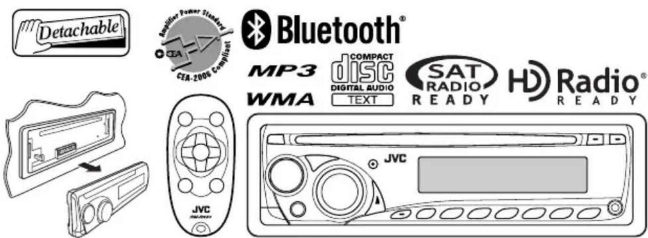 JVC KD-BT11EE - RÉCEPTEUR CD KD-BT11 - 1