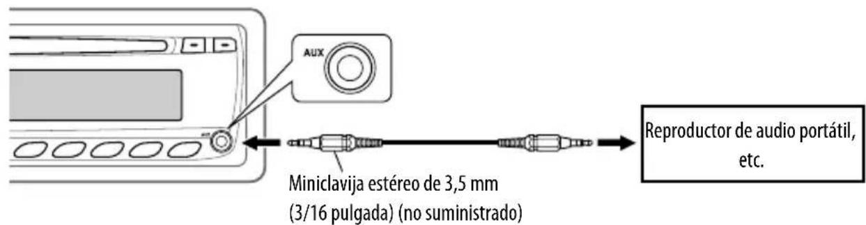 JVC KD-BT11EE - Escuchando otros componentes externos - 3