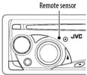 JVC KD-BT11EE - Before using the remote controller: - 1