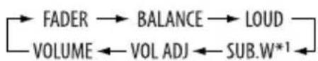 JVC KD-BT11EE - Cómo ajustar el sonido - 2