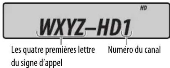 JVC KD-BT11EE - Lors de la réception de canaux multiplex HD Radio... - 1