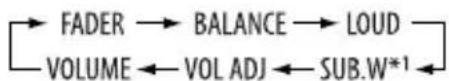 JVC KD-BT11EE - Adjusting the sound - 2