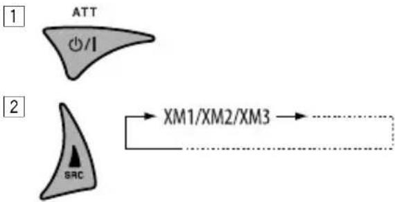 JVC KD-BT11EE - Activate your XM subscription after connection - 1
