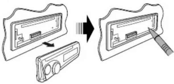 JVC KD-BT11EE - Cómo reposicionar su unidad - 1