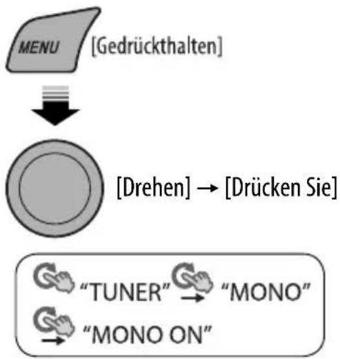 JVC KD-R402E - Verbessern des UKW-Empfangs - 1