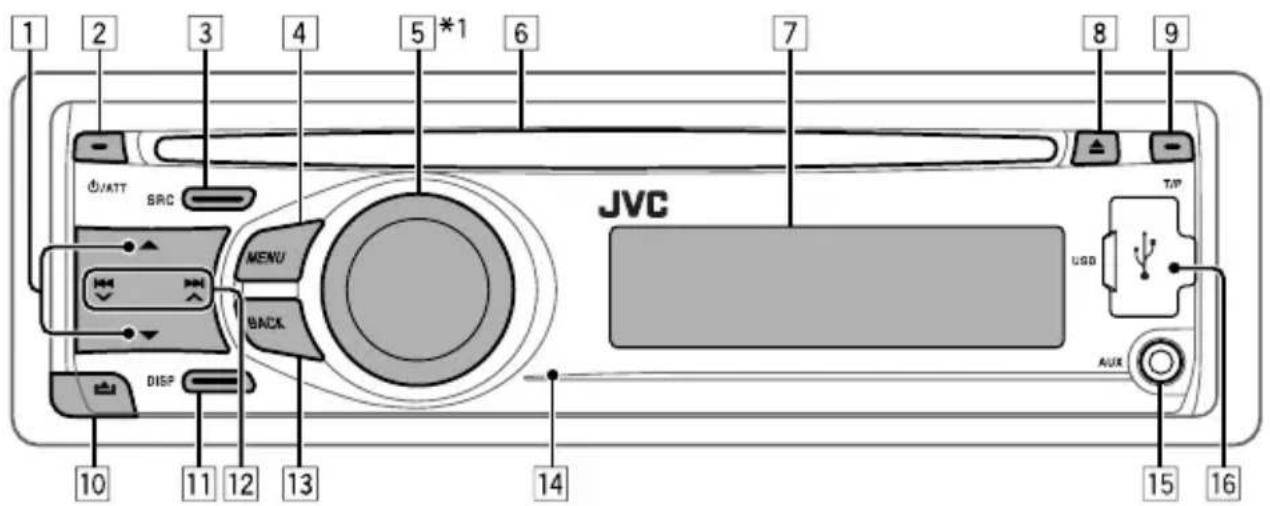 JVC KD-R402E - Grundlegende Bedienung - 1