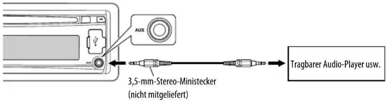 JVC KD-R402E - Hören von den anderen externen Komponenten - 2