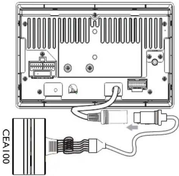 PHILIPS CED1700 - Connect external navigation box - 1