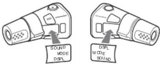 SOUND MODE DSPL DSPL MODE SOUND