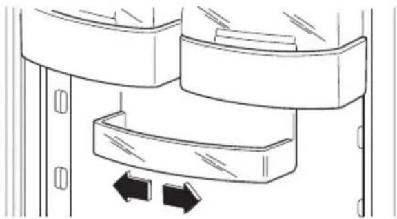Küppersbusch IKE 259-7-2 T - Positioning the door shelves - 1