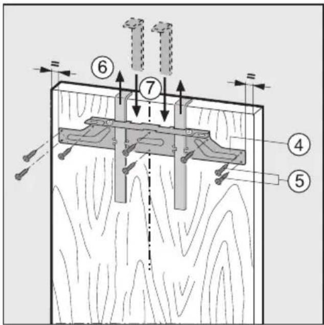 MIELE KFN 9755 iDE - Securing the appliance in the niche - 4