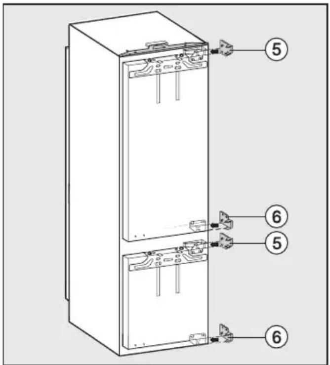 MIELE KFN 9755 iDE - With 16 mm thick unit walls: - 1