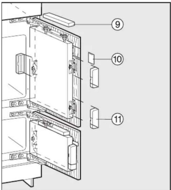 MIELE KFN 9755 iDE - Securing the appliance in the niche - 8