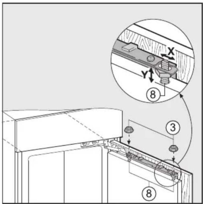 MIELE KFN 9755 iDE - Securing the appliance in the niche - 5
