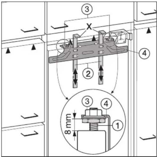 MIELE KFN 9755 iDE - Securing the appliance in the niche - 3