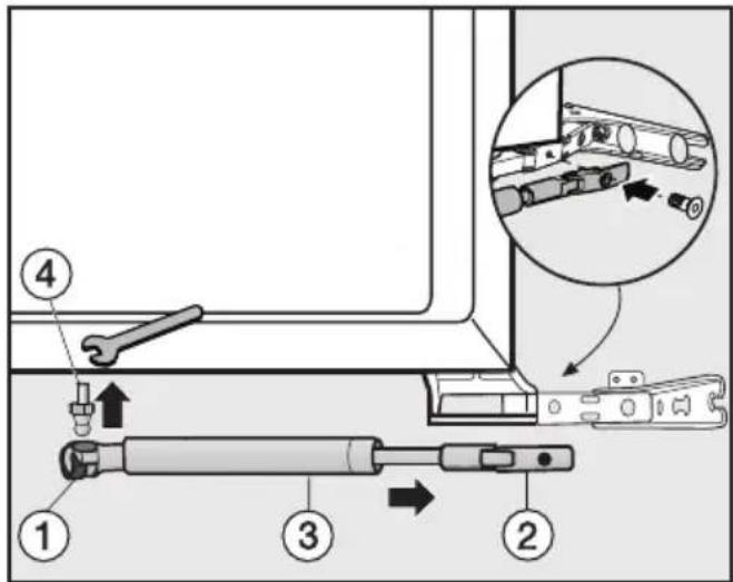 MIELE KFN 9755 iDE - To secure the soft-close mechanism - 1