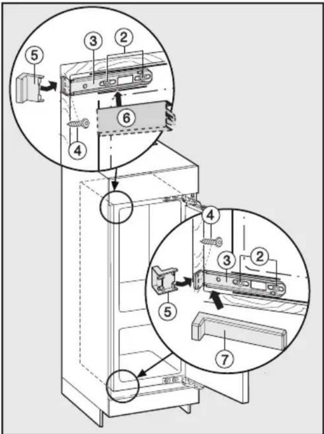 MIELE KFN 9755 iDE - Securing the appliance in the niche - 2