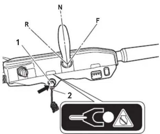 Tohatsu MD50B2 - Emergency engine stopping - 1