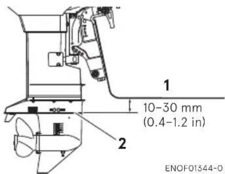 Tohatsu MD50B2 - Transom matching - 1