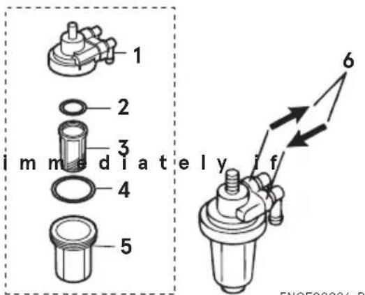 Tohatsu MD50B2 - Fuel filter (for engine) - 1