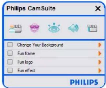 PHILIPS SPC1030NC - Fun settings menu - 1