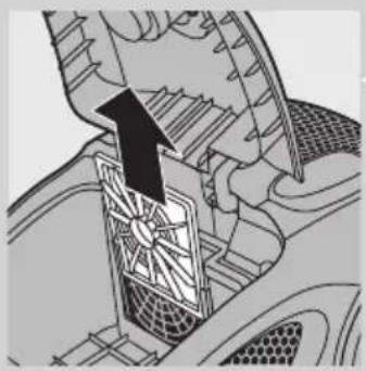 PHILIPS SHH1513UG - Limpieza del filtro de protección del motor - 1