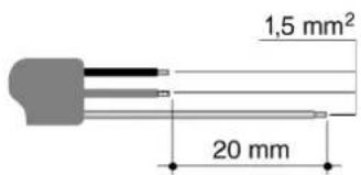 1,5 mm² 20 mm