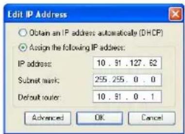 AXIS M3114-R M12 - Assegnazione di un indirizzo IP ad un singolo dispositivo - 1