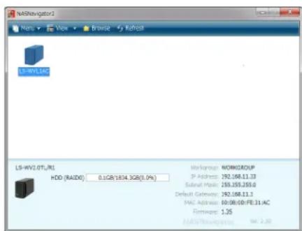 BUFFALO LinkStation 4.0TB - Configuration du logiciel LinkNavigator (LS-WVL, LS-WXL) - 5