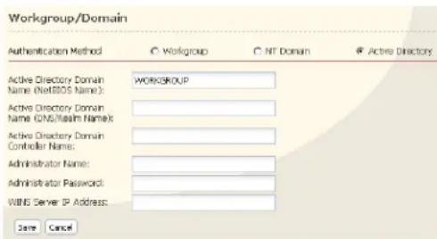 BUFFALO LinkStation 4.0TB - Restrictions d'accès à l'Active Directory - 2