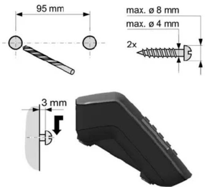 GIGASET E365 - Wall mounting for base station - 1