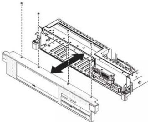 IBM System x3650 M3 - Converting a 16 bay system to a 8 bay + tape system - 1