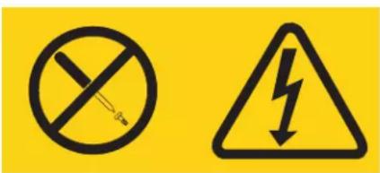 Two yellow traffic signs: a no-smoking symbol and a warning sign with a lightning bolt.