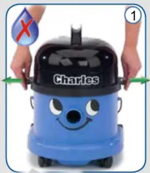 Numatic Charles CVC370 - Dry - Assembly - 1