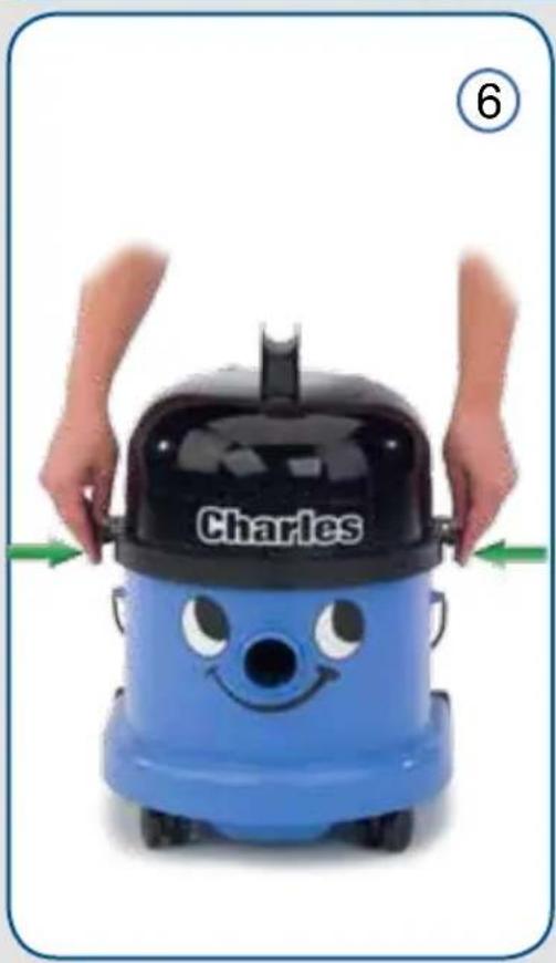 Numatic Charles CVC370 - Dry - Assembly - 6