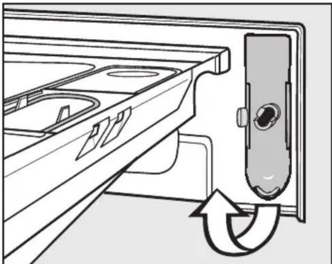 MIELE W 2819 i WPM R - Clean the drain filter - 1