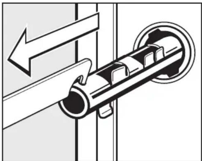 MIELE W 2819 i WPM R - Removing the transit fittings - 4