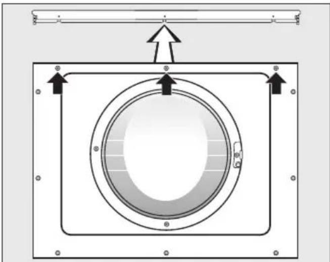 MIELE W 2819 i WPM R - Removing the spacer bars - 1