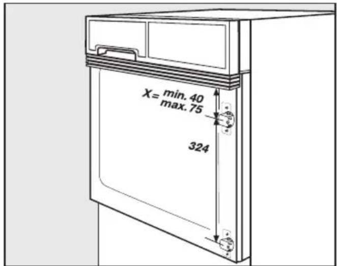 MIELE W 2819 i WPM R - Preparing the front panel - 1