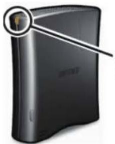 BUFFALO 2TB LinkStation Mini - Voyant orange clignotant (code d'information) - 1
