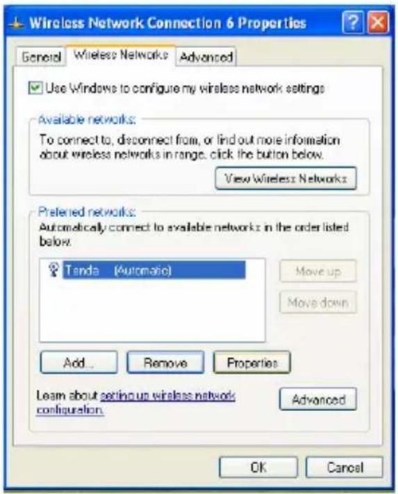 Tenda W311U+ - Wireless Network Connection under Windows XP - 6