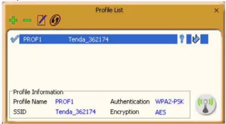 Tenda W311U+ - Perform PBC connection on the UI of the wireless adapter - 5