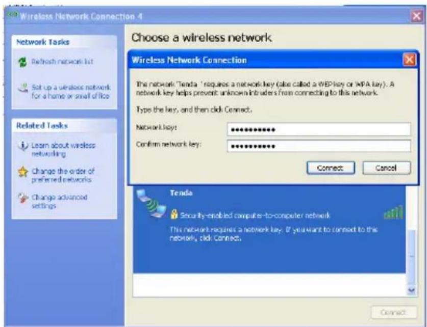 Tenda W311U+ - 2) Create a new Ad-hoc profile - 4