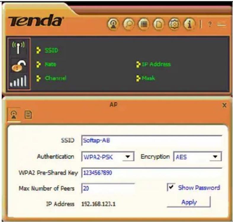 Tenda W311U+ - AP Mode under Windows 7 - 2