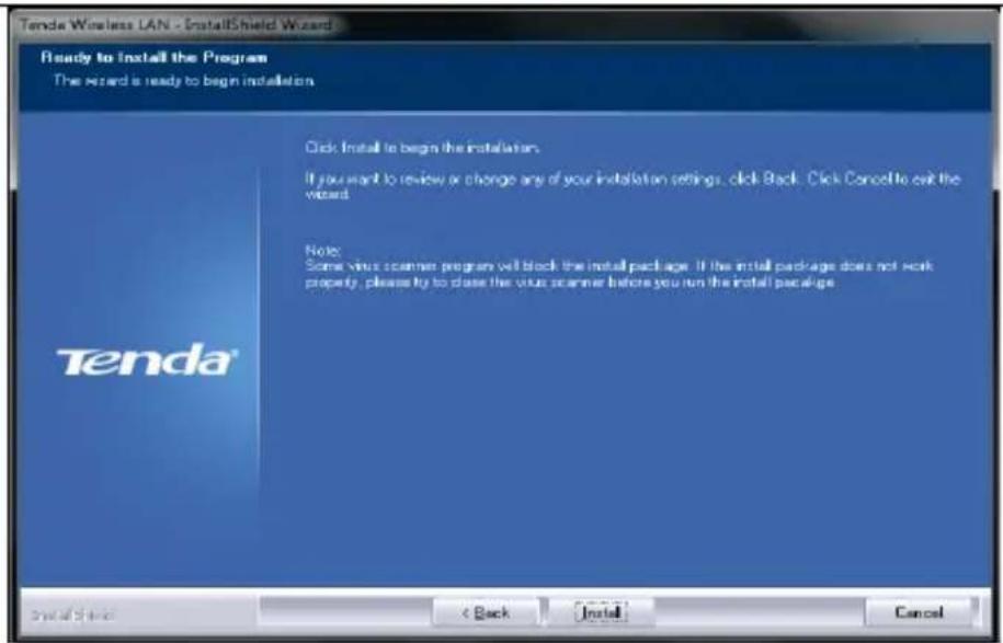 Tenda W311U+ - Install the PCI network adapter - 6