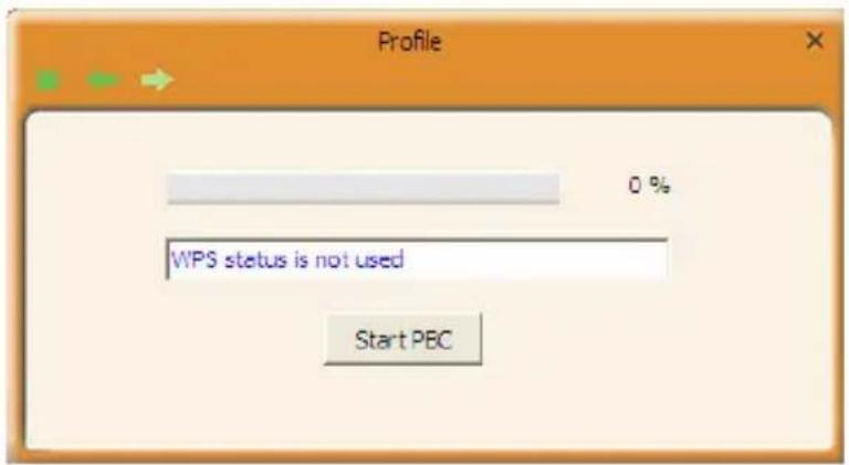 Tenda W311U+ - Perform PBC connection on the UI of the wireless adapter - 3